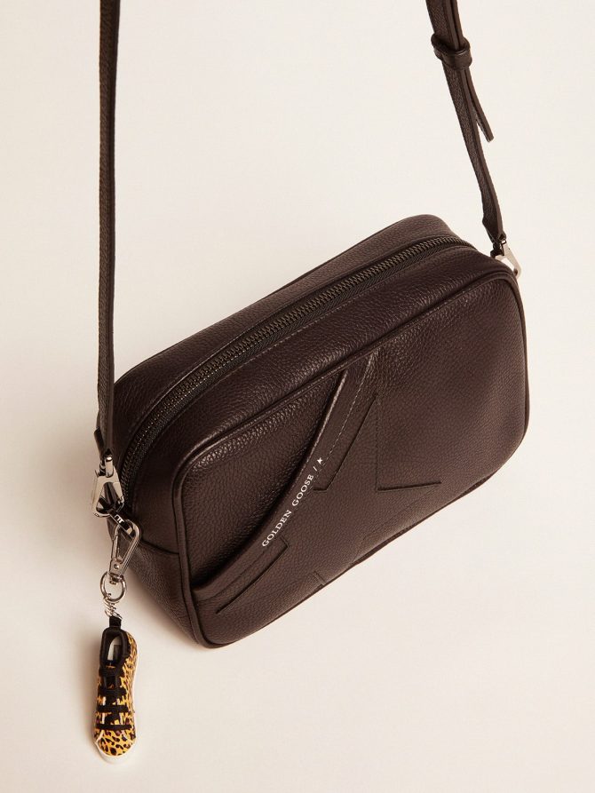 Women’s Star bag in black leather - Image 2