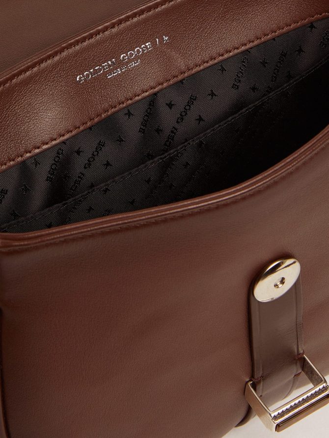 Women’s small Rodeo Bag in dark tan leather - Image 4