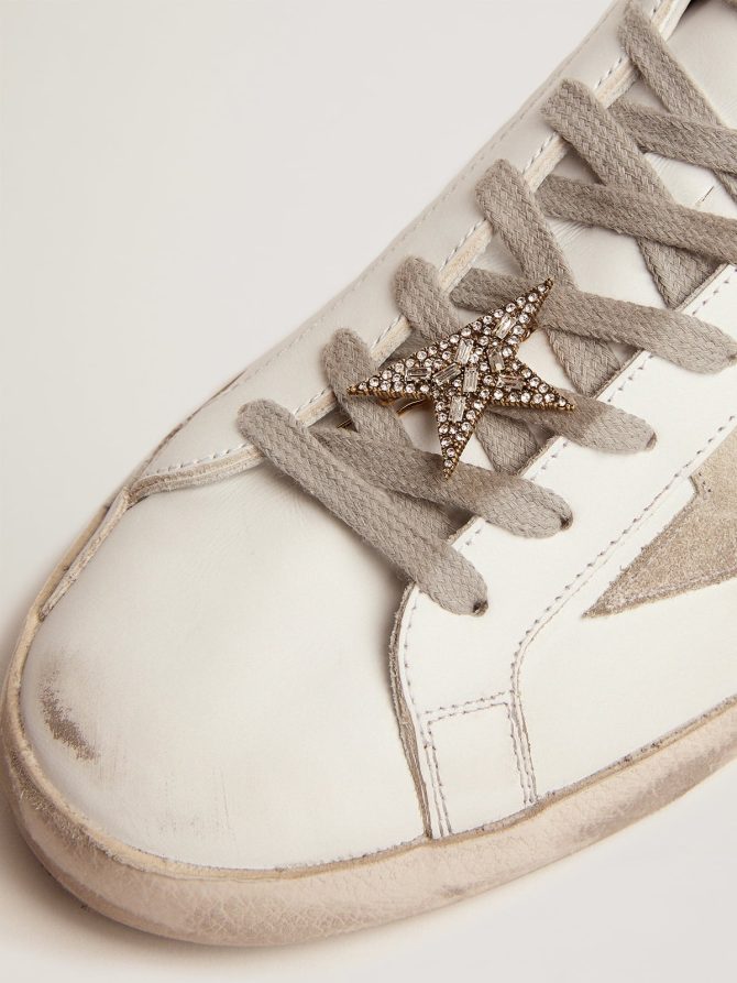 Lace lock with Star clip in antique gold color - Image 2