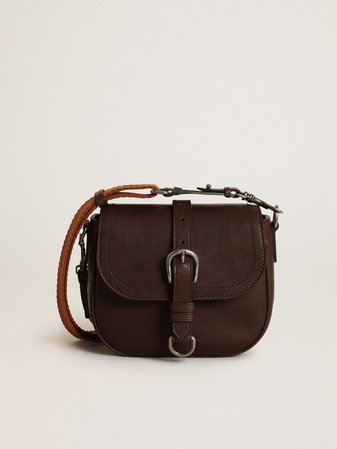 Women’s Francis Bag small in dark brown leather