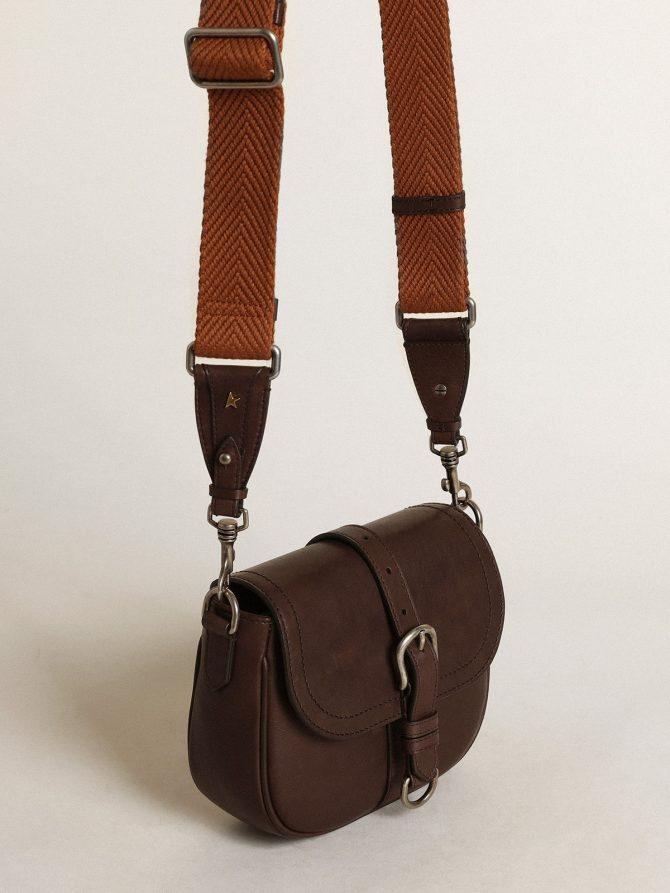 Women’s Francis Bag small in dark brown leather - Image 2