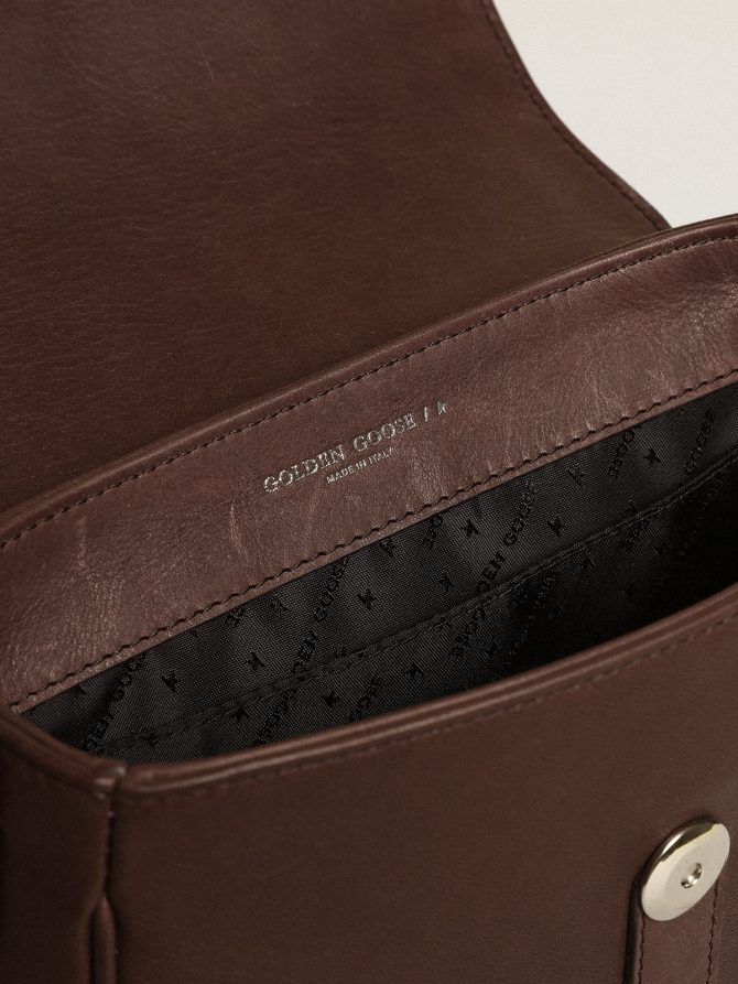 Women’s Francis Bag small in dark brown leather - Image 4