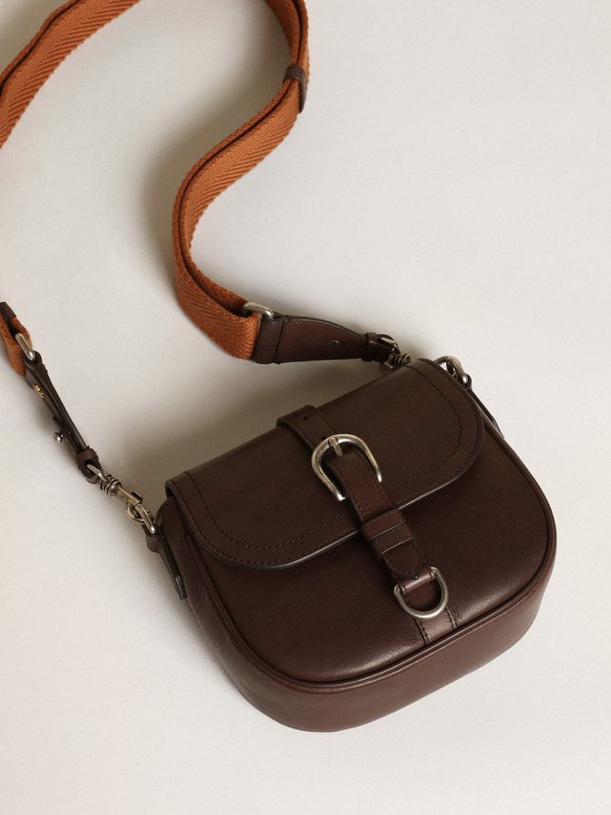 Women’s Francis Bag small in dark brown leather - Image 5