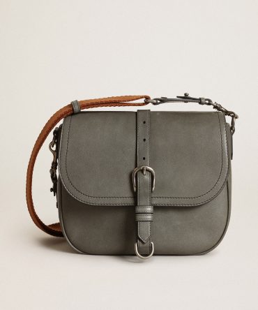 Women’s Francis Bag medium in stone gray leather