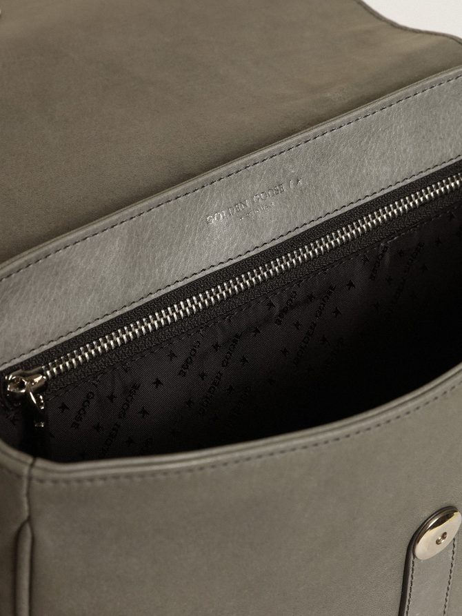 Women’s Francis Bag medium in stone gray leather - Image 5