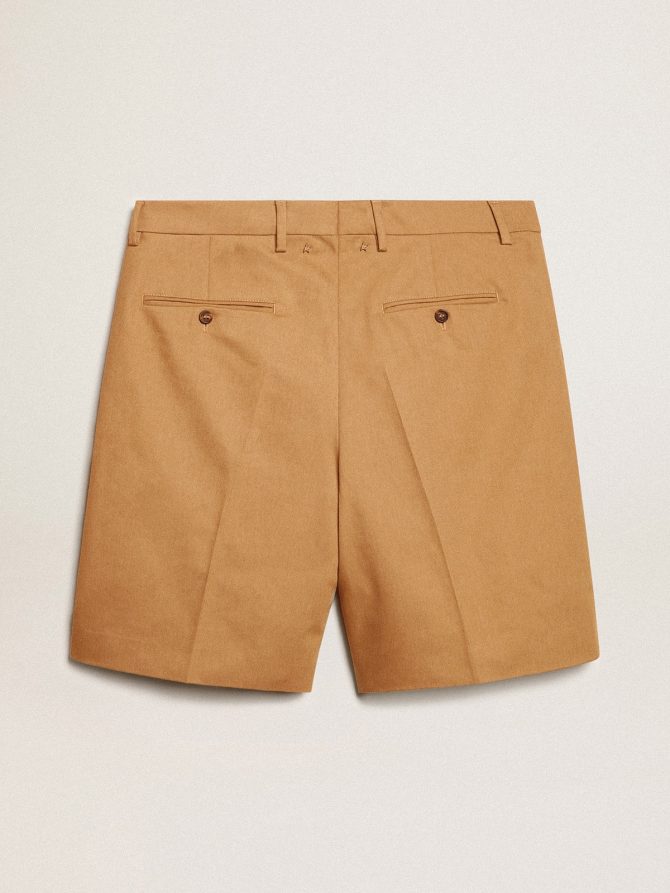 Men’s Bermuda shorts in beige cotton - Image 2