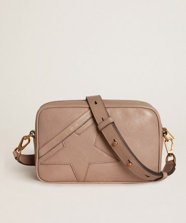 Women’s Star Bag in ash-colored leather