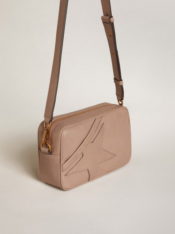 Women’s Star Bag in ash-colored leather - Image 2