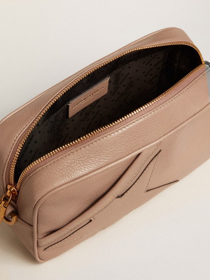 Women’s Star Bag in ash-colored leather - Image 3