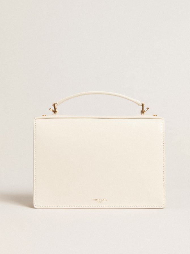 Venezia Bag in butter-colored boarded leather with gold details - Image 4