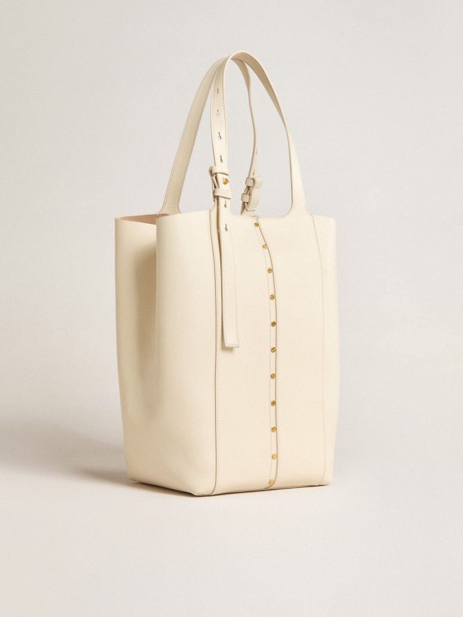 24/7 Bag in butter-colored leather with adjustable handles - Image 2