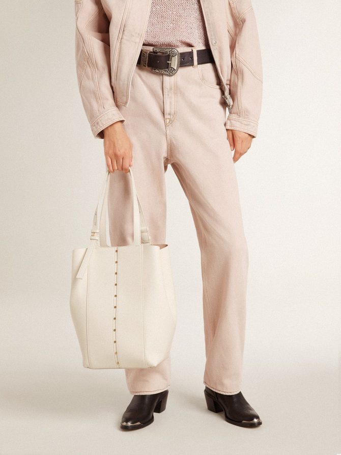 24/7 Bag in butter-colored leather with adjustable handles - Image 3