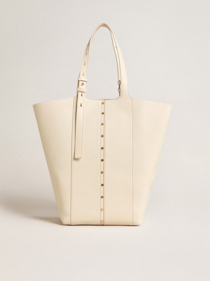 24/7 Bag in butter-colored leather with adjustable handles - Image 4