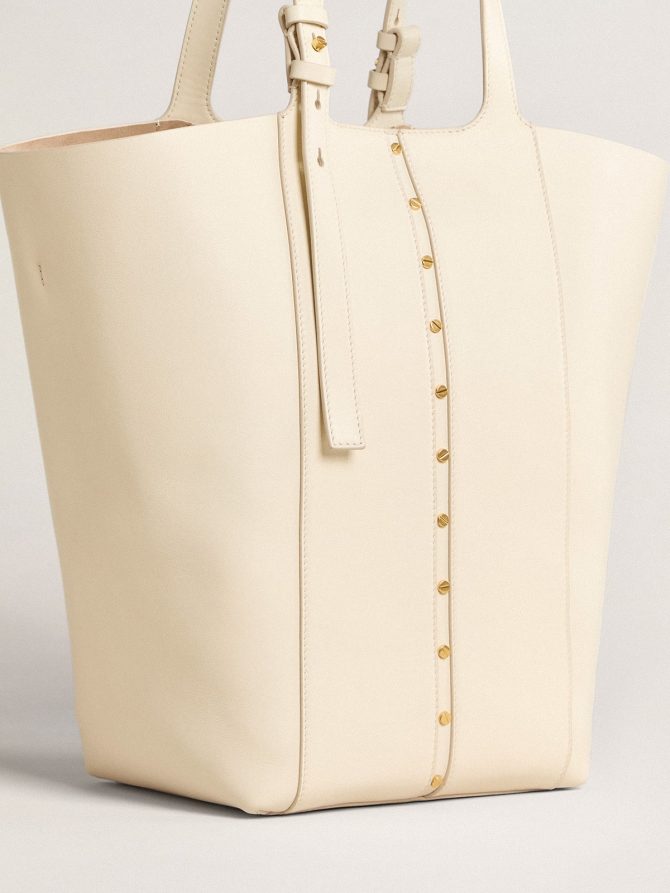 24/7 Bag in butter-colored leather with adjustable handles - Image 5