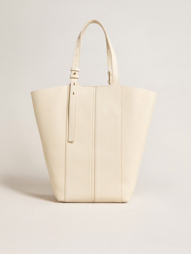 24/7 Bag in butter-colored leather with adjustable handles - Image 6