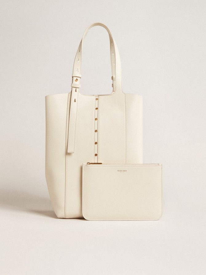 24/7 Bag in butter-colored leather with adjustable handles - Image 8