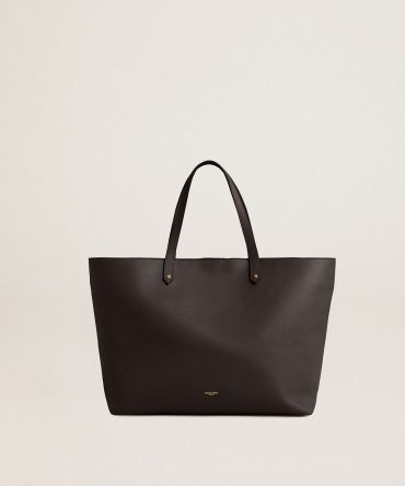 Black Pasadena Bag made of smooth leather with gold logo