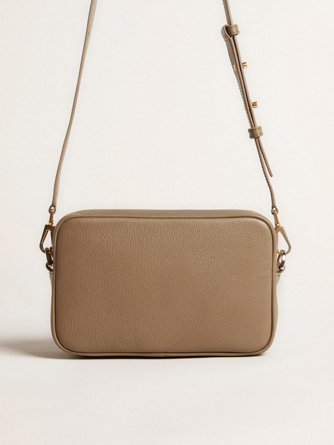 Star Bag in sage-green leather with tone-on-tone star - Image 4