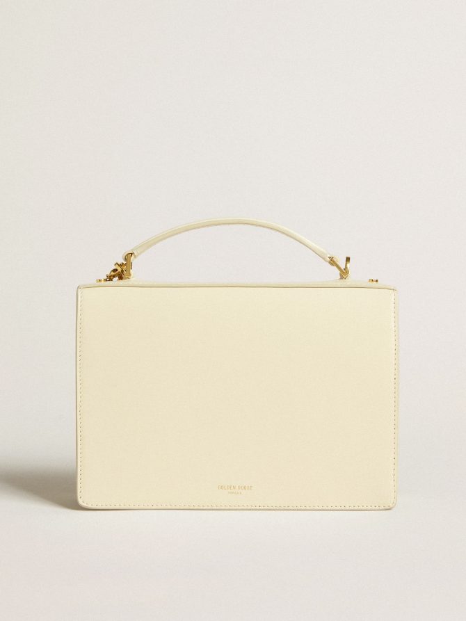 Venezia Bag in butter-colored boarded leather with double charm - Image 3