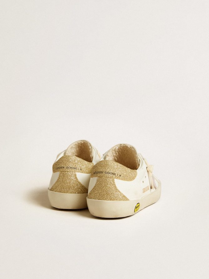 Super-Star Junior with lilac leather star and glitter heel tab - Image 4
