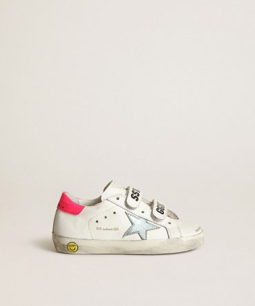 Junior Old School with aquamarine laminated leather star