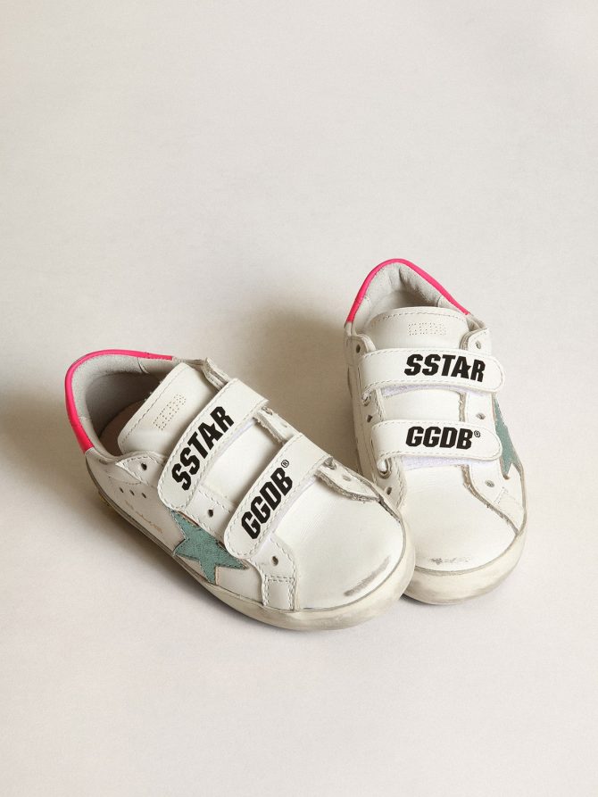 Junior Old School with aquamarine laminated leather star - Image 2