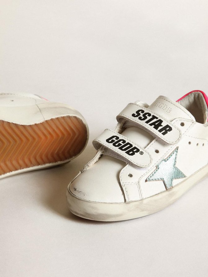 Junior Old School with aquamarine laminated leather star - Image 3
