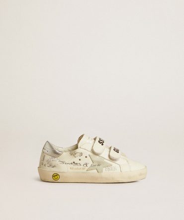 Old School Junior with suede star and metallic leather heel tab