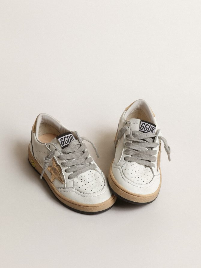 Ball Star Junior with gold metallic leather star and heel tab - Image 2