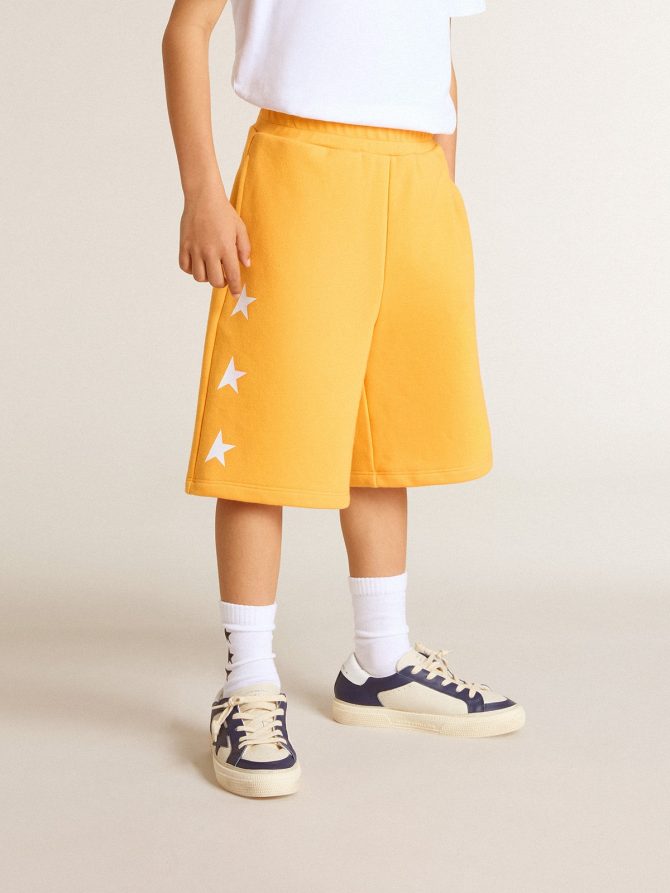 Boys’ mustard yellow shorts - Image 2