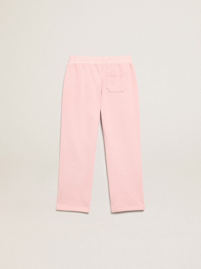 Pink joggers with glitter star on the front - Image 6