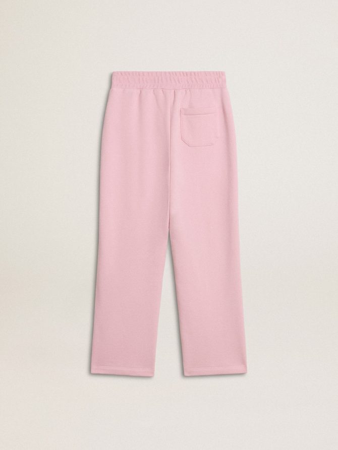 Pink joggers with glitter star on the front - Image 7