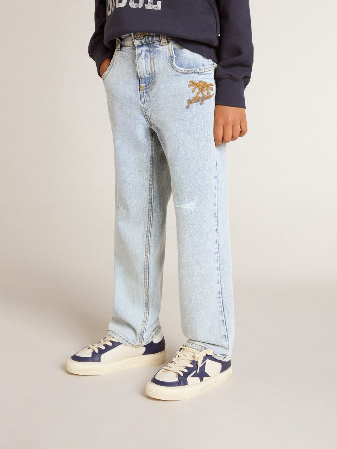 Boys’ light denim jeans - Image 2