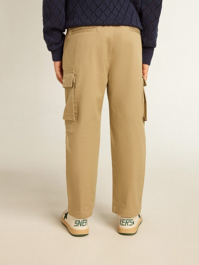 Boys’ sand-colored cargo pants - Image 4
