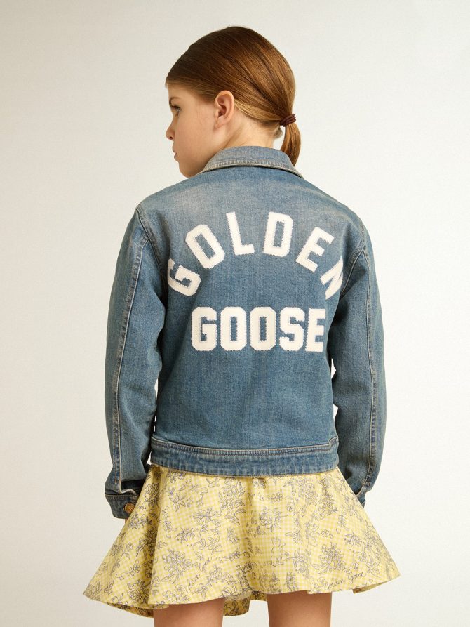 Boys’ mid-wash denim jacket - Image 4