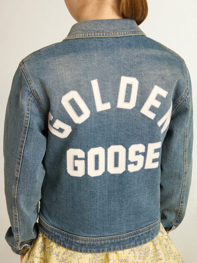 Boys’ mid-wash denim jacket - Image 5