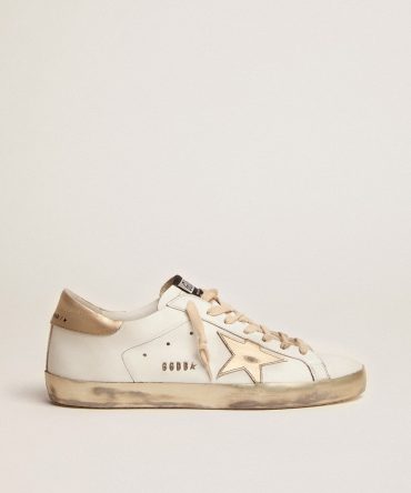 Men’s Super-Star with gold sparkle foxing and lettering