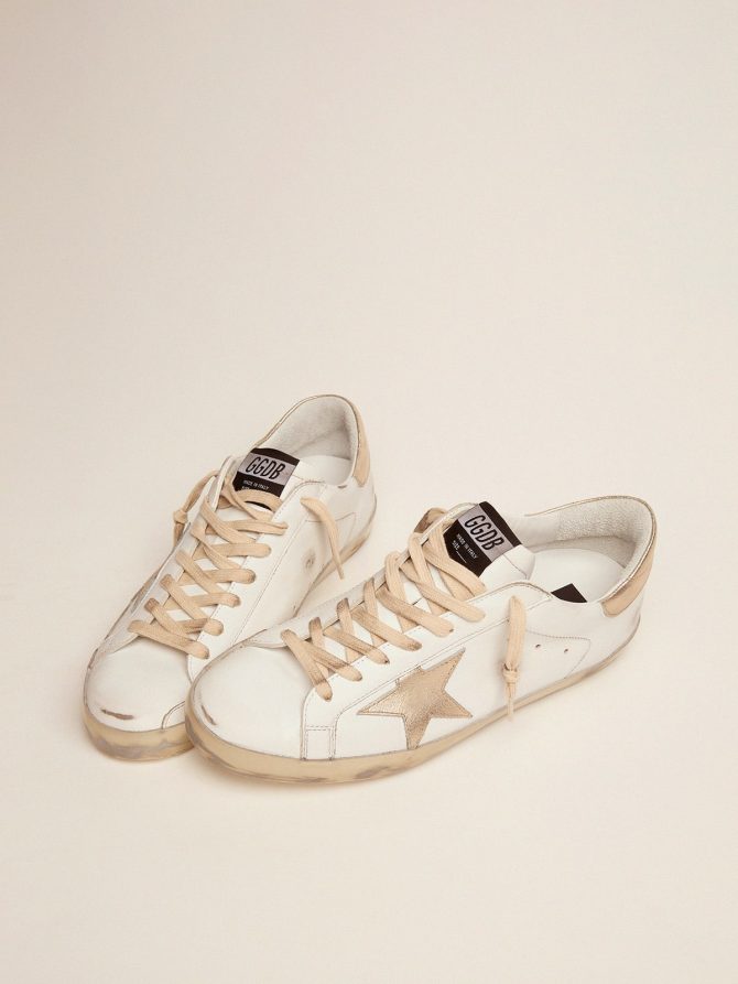 Men’s Super-Star with gold sparkle foxing and lettering - Image 2