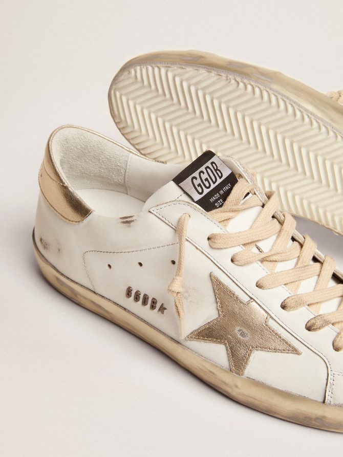 Men’s Super-Star with gold sparkle foxing and lettering - Image 4