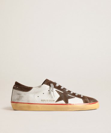Men’s Super-Star LTD with brown suede star and heel tab