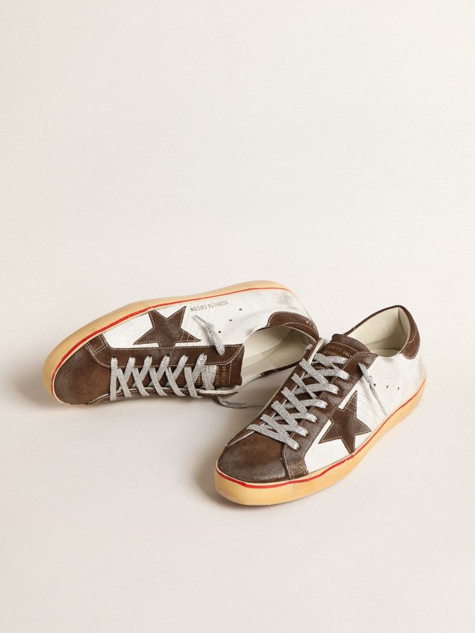 Men’s Super-Star LTD with brown suede star and heel tab - Image 2