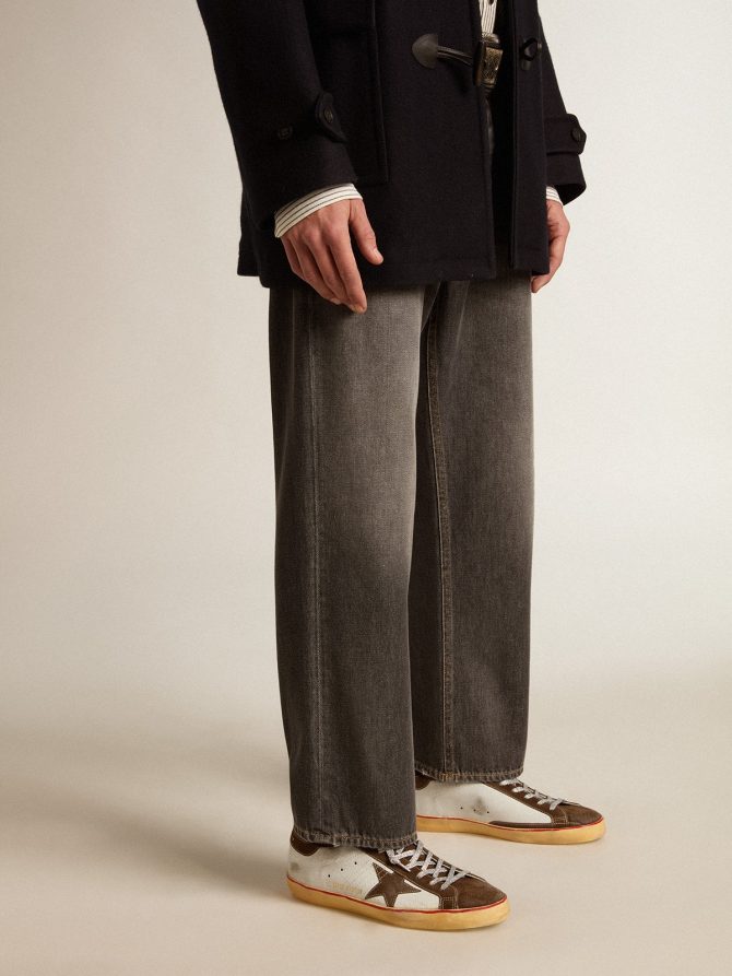 Men’s Super-Star LTD with brown suede star and heel tab - Image 3
