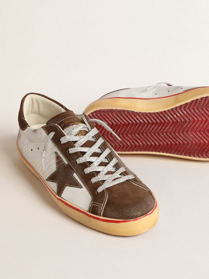Men’s Super-Star LTD with brown suede star and heel tab - Image 4