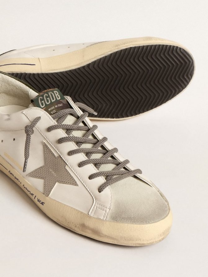 Super-Star LTD with croc-print star and green heel tab - Image 4