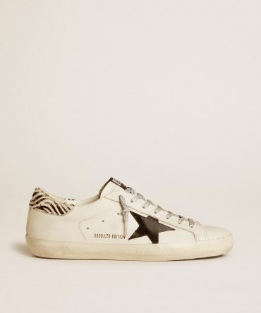 Men’s Super-Star LTD with suede star and pony skin heel tab