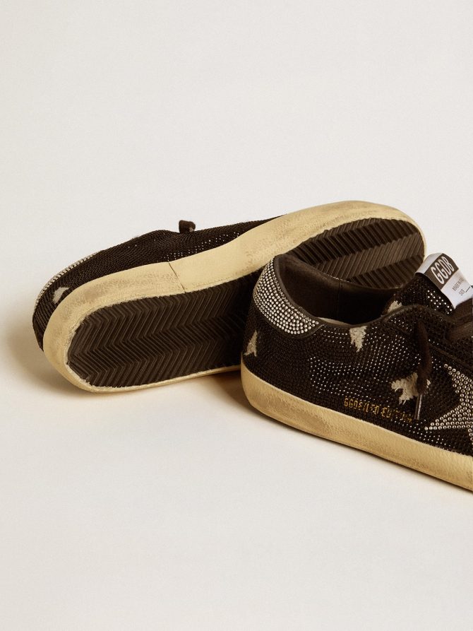 Men’s Super-Star in suede and Swarovski crystals with silver star - Image 4