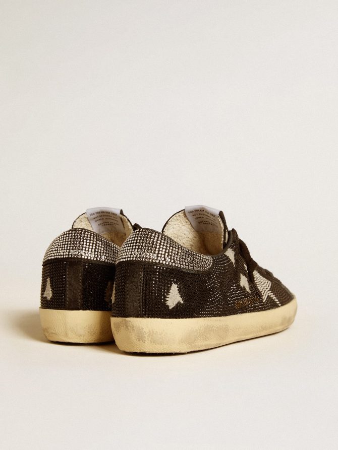 Men’s Super-Star in suede and Swarovski crystals with silver star - Image 5