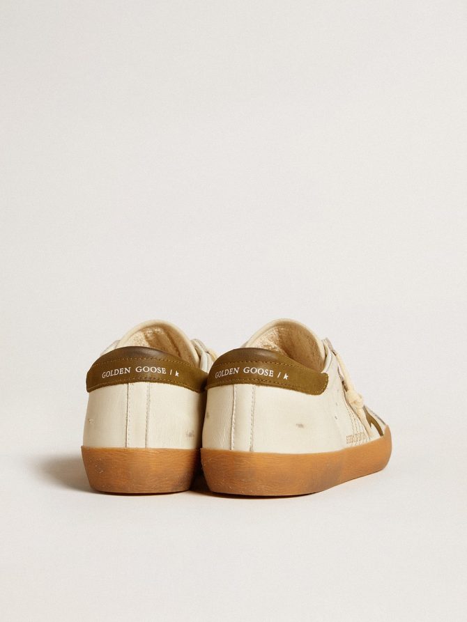 Men’s Super-Star LTD with military green nubuck star and heel tab - Image 4