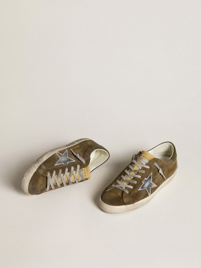 Men’s Super-Star LTD in suede with metallic leather star and leather heel tab - Image 2