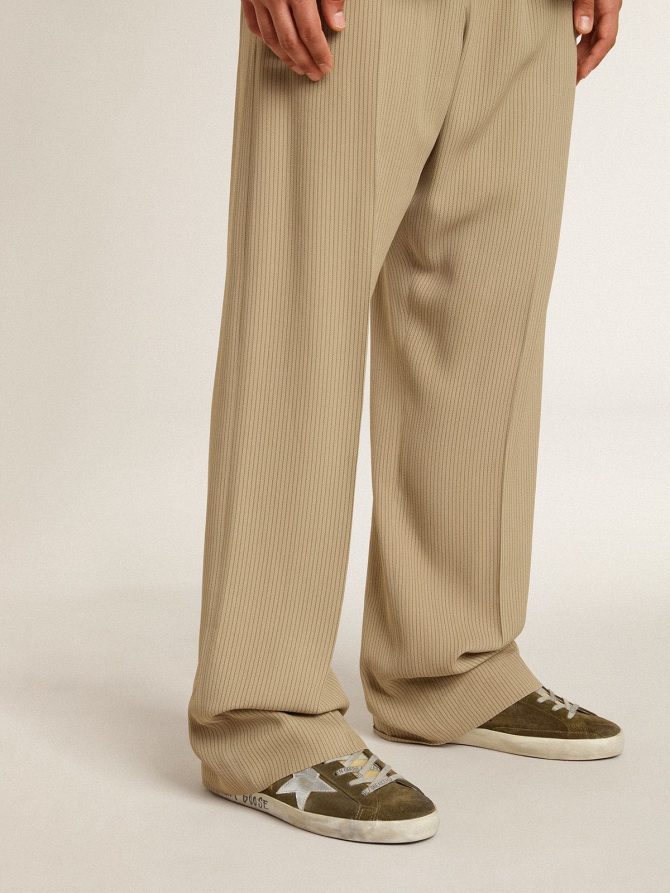 Men’s Super-Star LTD in suede with metallic leather star and leather heel tab - Image 3